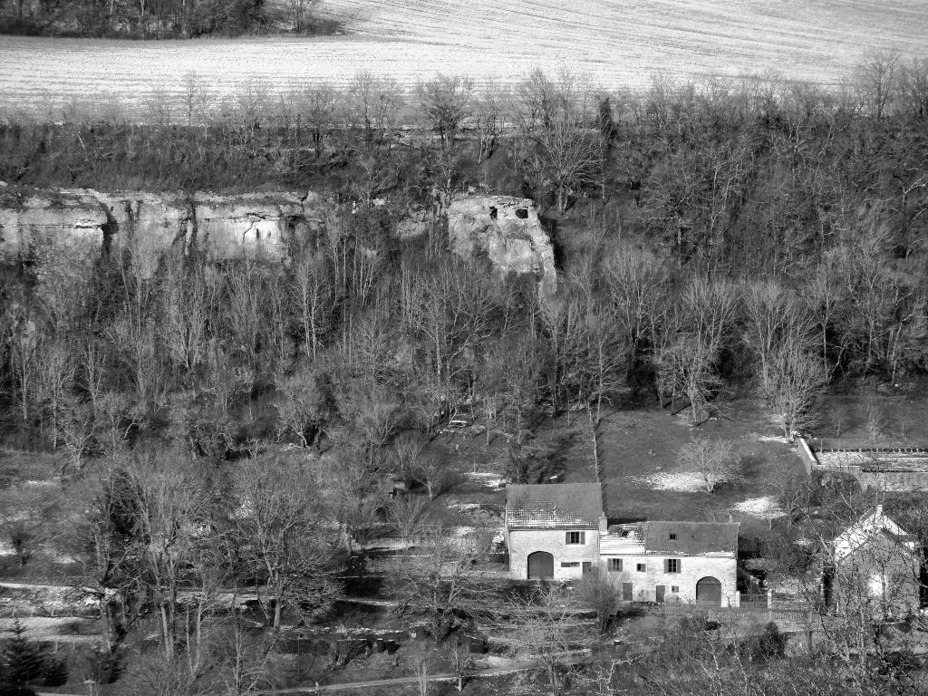 le village vu depuis Ecorsaint